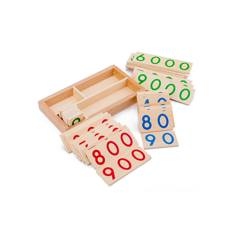 Montessori Numeracy Modulaarinen puinen setti
