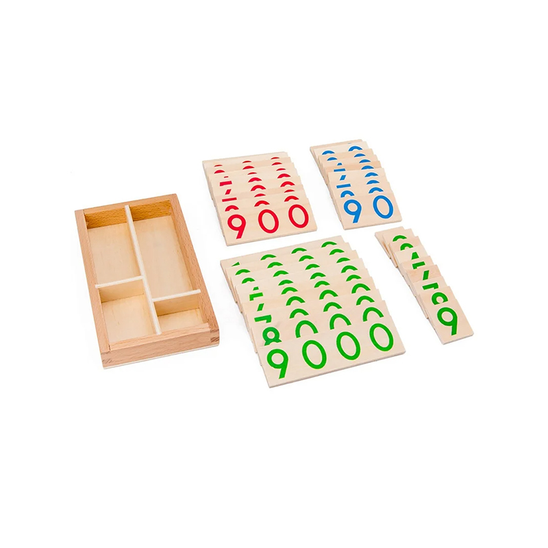 Montessori Numeracy Modulaarinen puinen setti