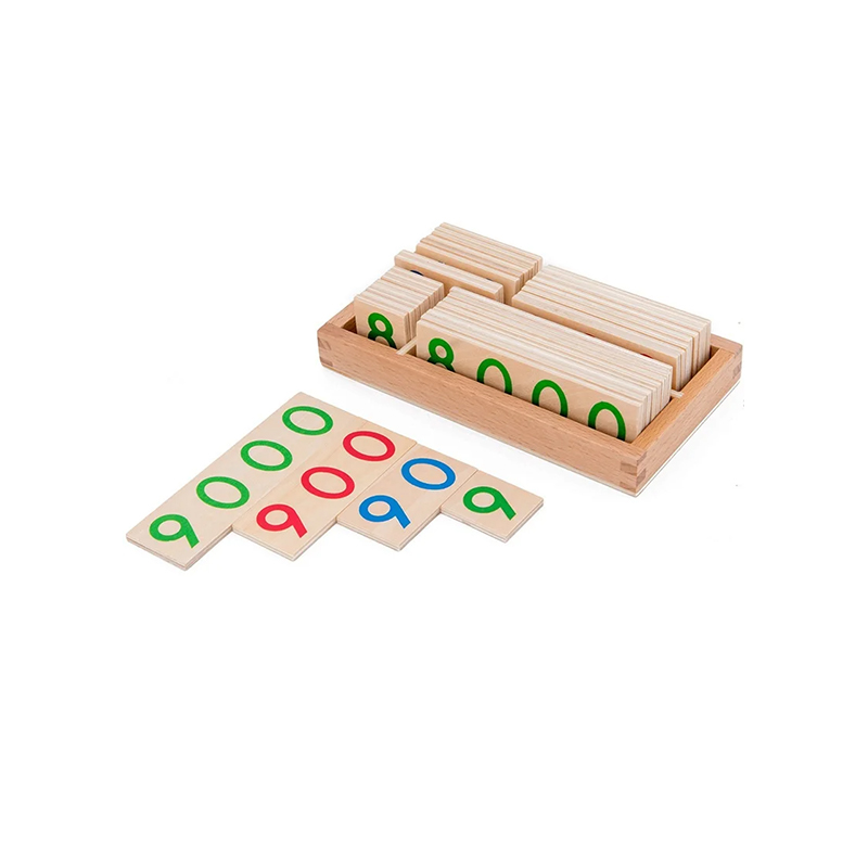 Montessori Numeracy Modulaarinen puinen setti