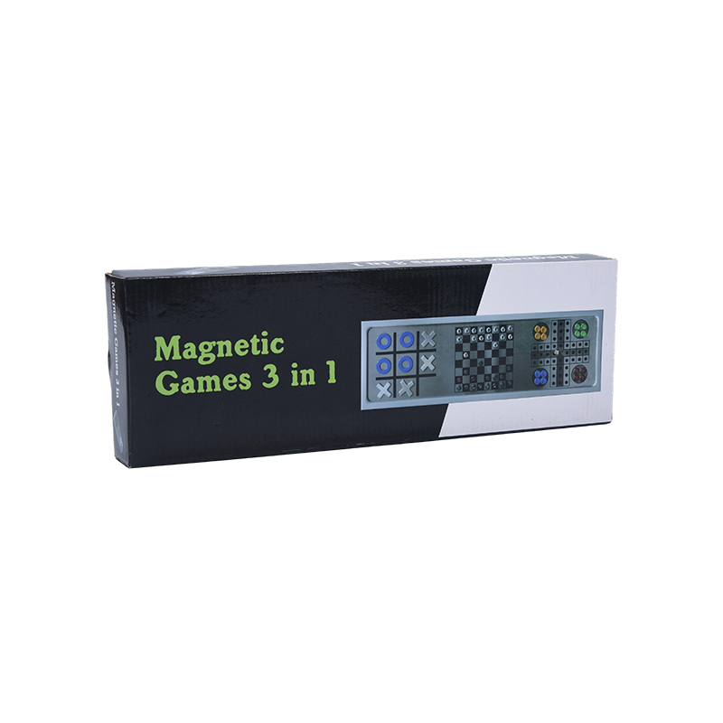 Alumiiniseos Magneettinen 3-in-1 shakkipelisetti
