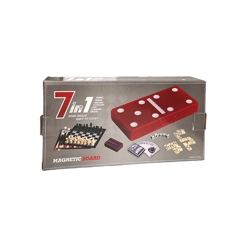 Red Polka-Dot Edition - Klassinen Domino & Cribbage Combo Set