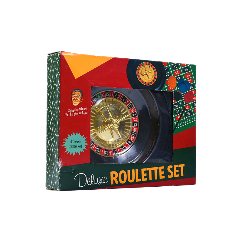 Deluxe Roulette Set – 4-osainen pelisetti elävässä pakkauksessa