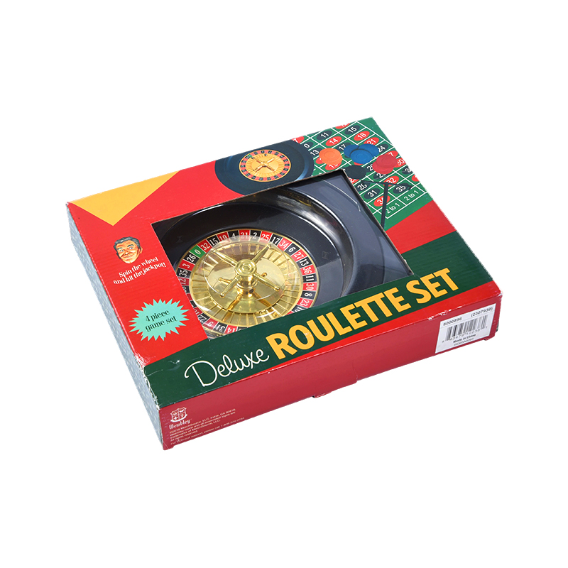 Deluxe Roulette Set – 4-osainen pelisetti elävässä pakkauksessa