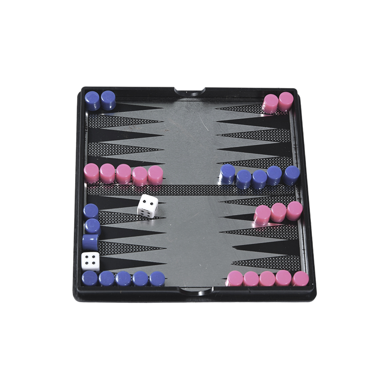 Kompakti akryylikotelo Magneettinen Backgammon-setti