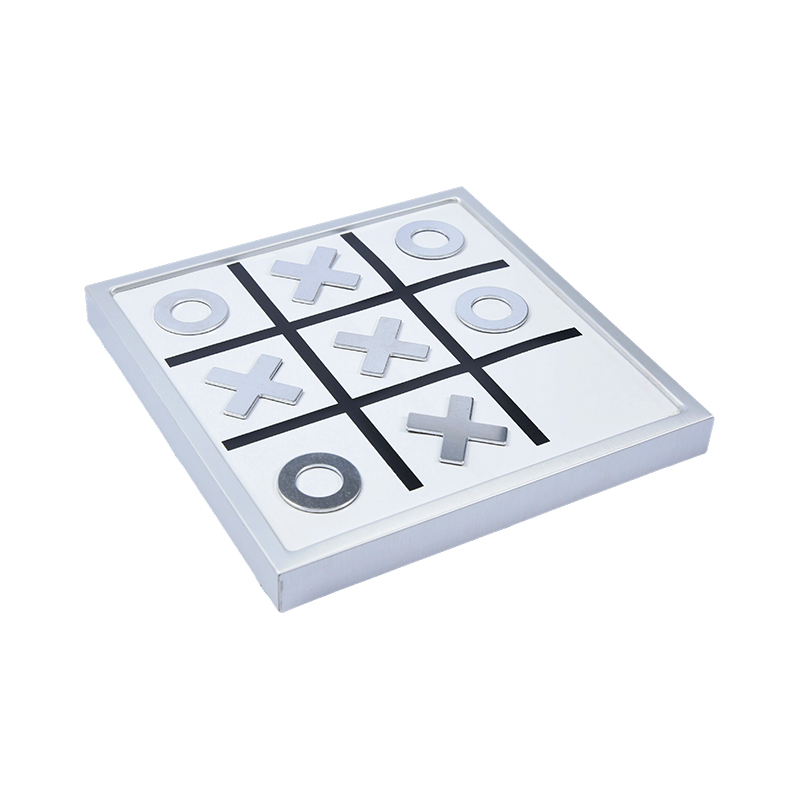 Desktop Edition Modern Metal Tic-Tac-Toe -peli