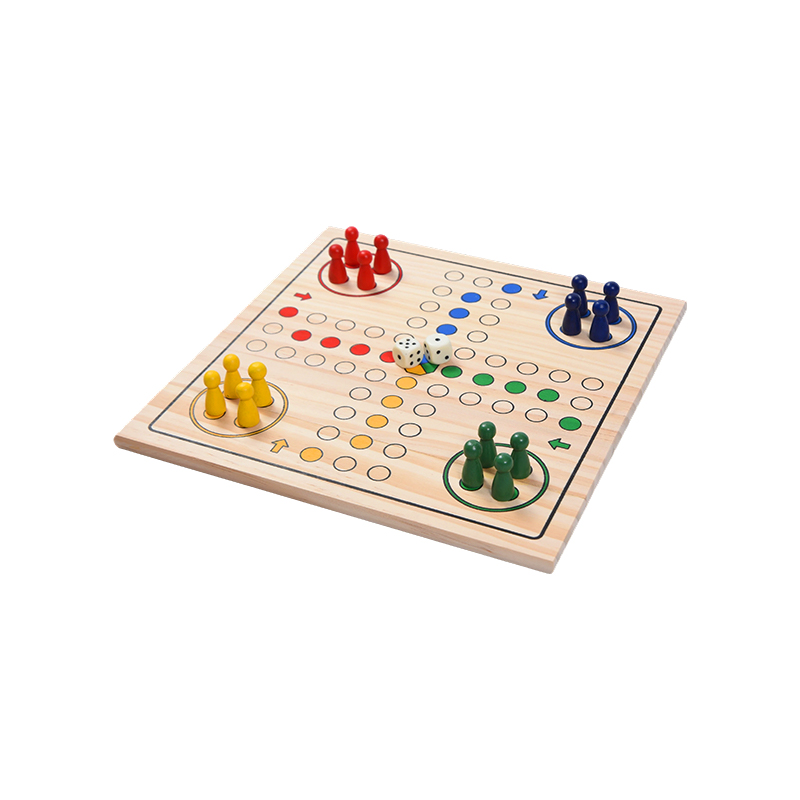 Family Entertainment Edition Klassinen LUDO puinen lautapeli