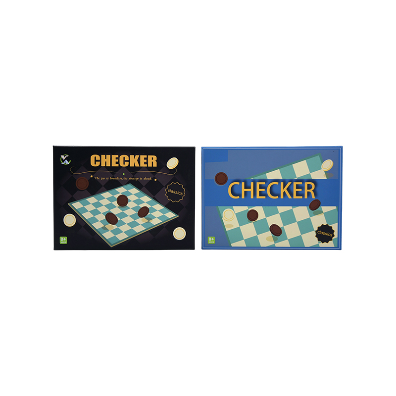 Wooden Checkers Board Game – klassinen strategiapeli kahdella pakkausvaihtoehdolla