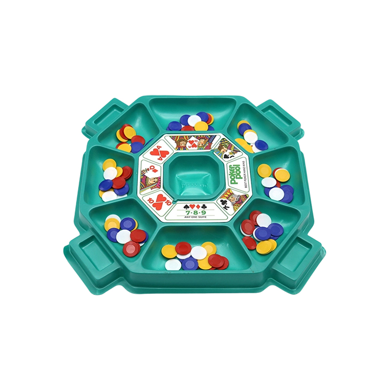 Klassinen pokerimerkkitarjotin ja token-setti