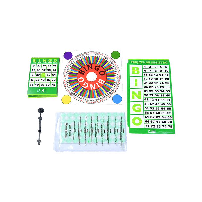 Mukana kaikki olennaiset komponentit Classic BINGO Game Set