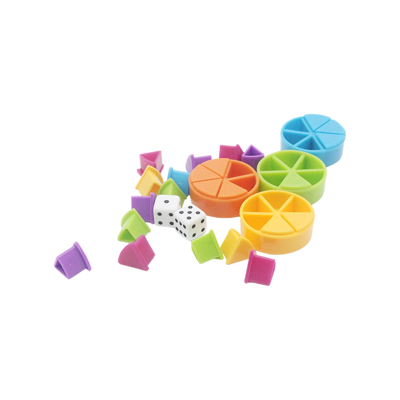 Rainbow Fraction Manipulative Set - värikoodattu oppimistyökalu