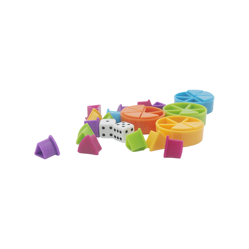 Rainbow Fraction Manipulative Set - värikoodattu oppimistyökalu