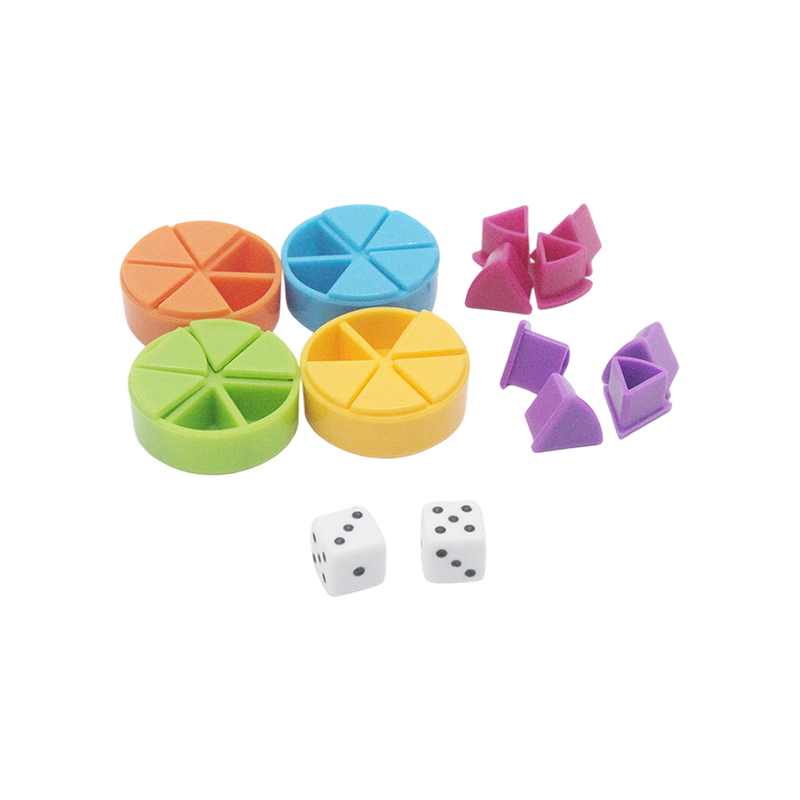 Rainbow Fraction Manipulative Set - värikoodattu oppimistyökalu