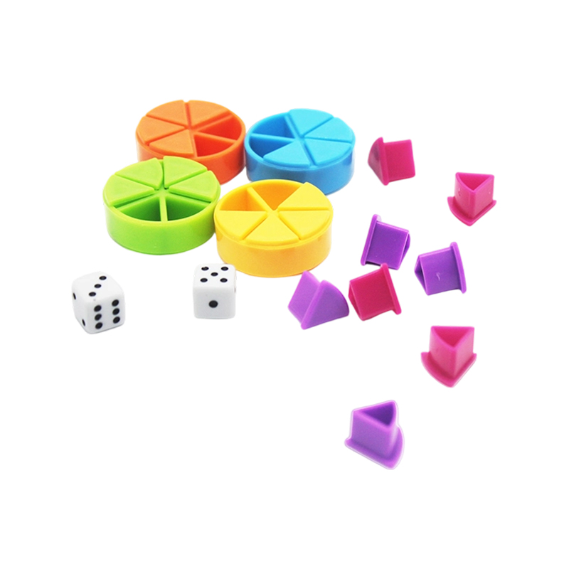 Rainbow Fraction Manipulative Set - värikoodattu oppimistyökalu